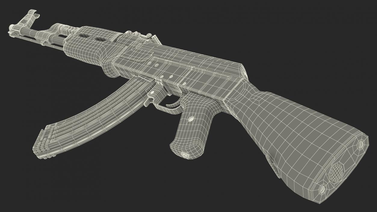 3D Kalashnikov AK-47 Assault Rifle