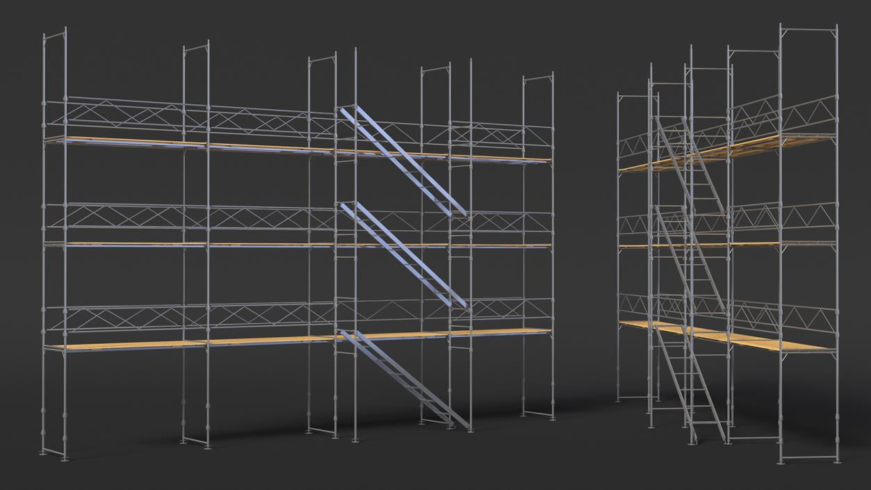 Construction Scaffolding Structure 3D model