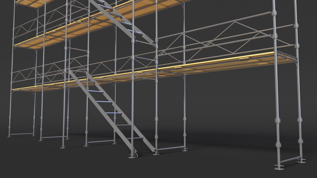 Construction Scaffolding Structure 3D model