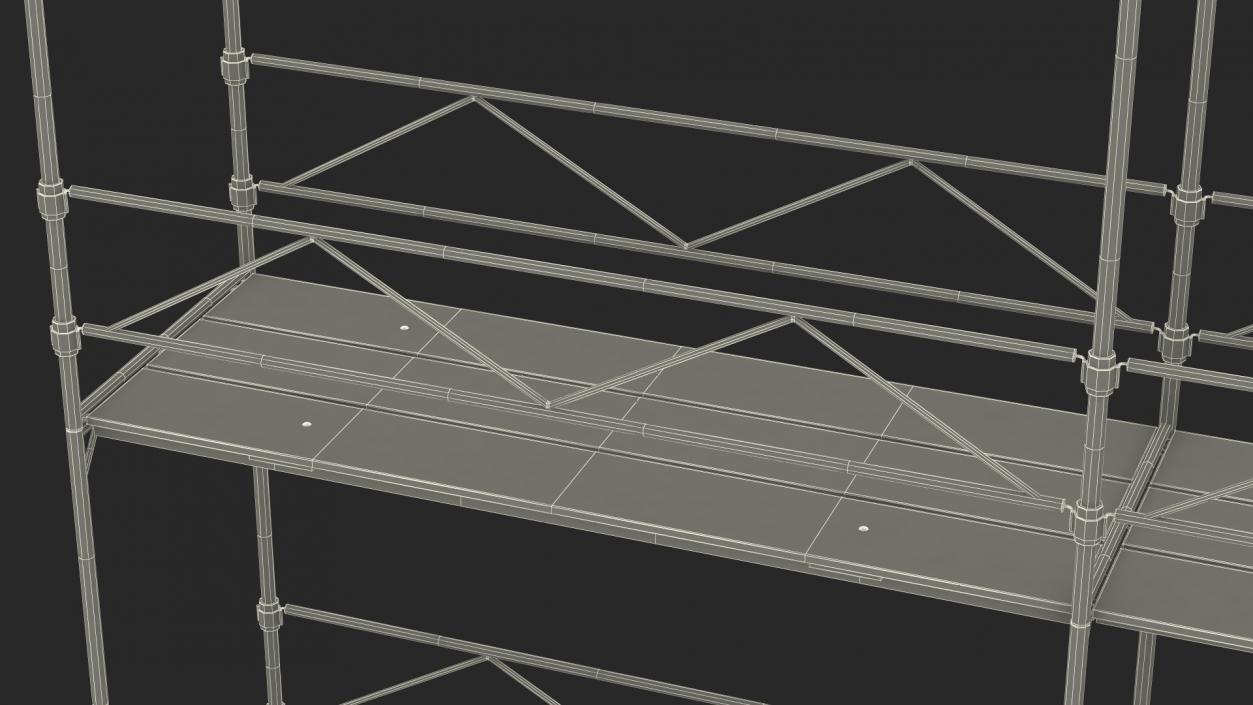 Construction Scaffolding Structure 3D model