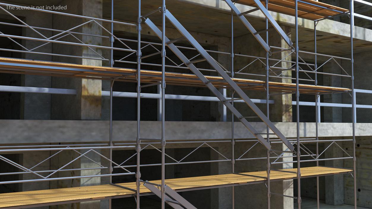 Construction Scaffolding Structure 3D model