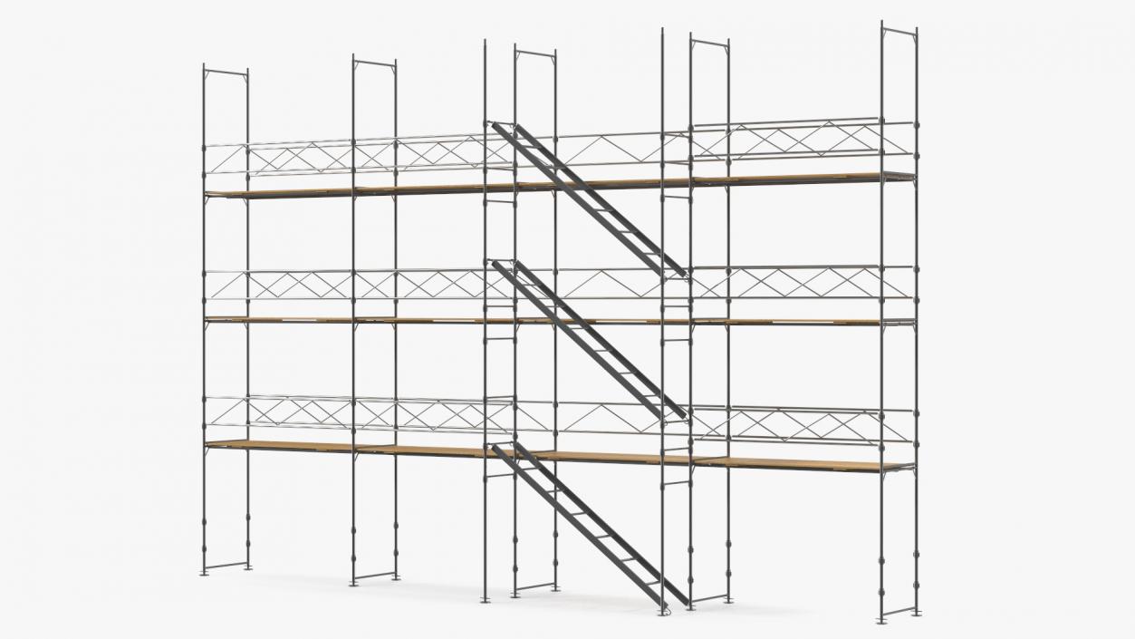 Construction Scaffolding Structure 3D model