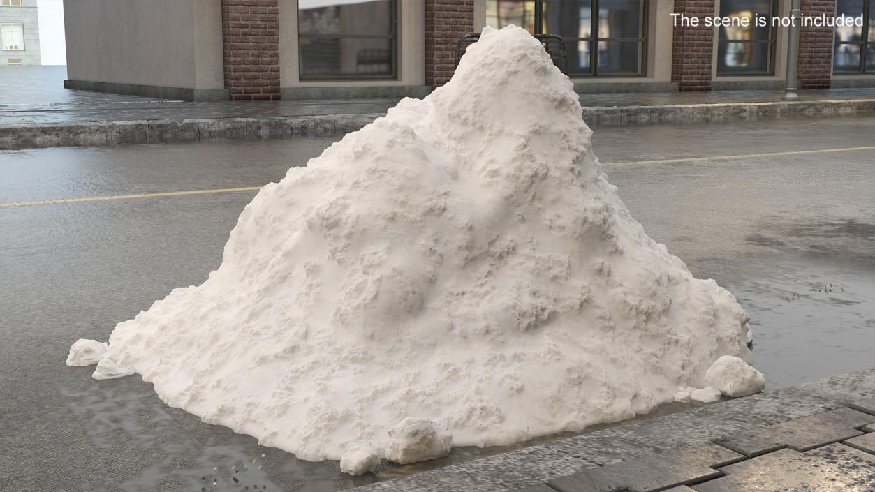 3D model White Snow Pile