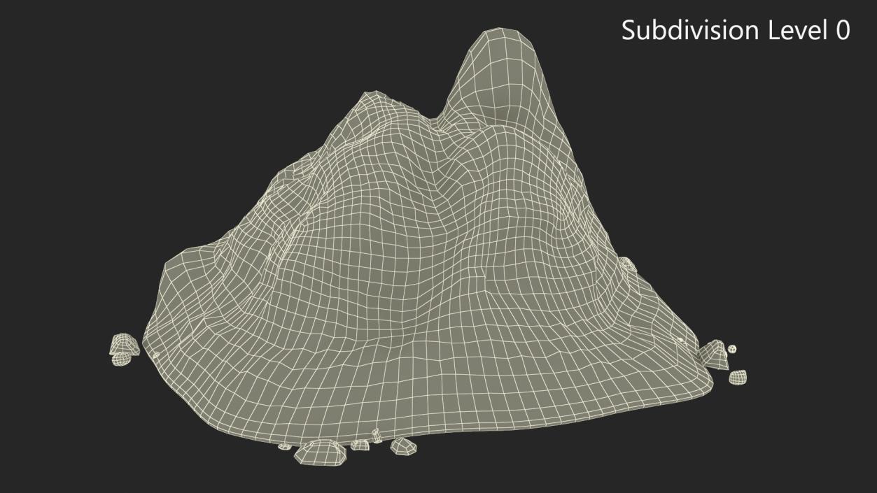 3D model White Snow Pile