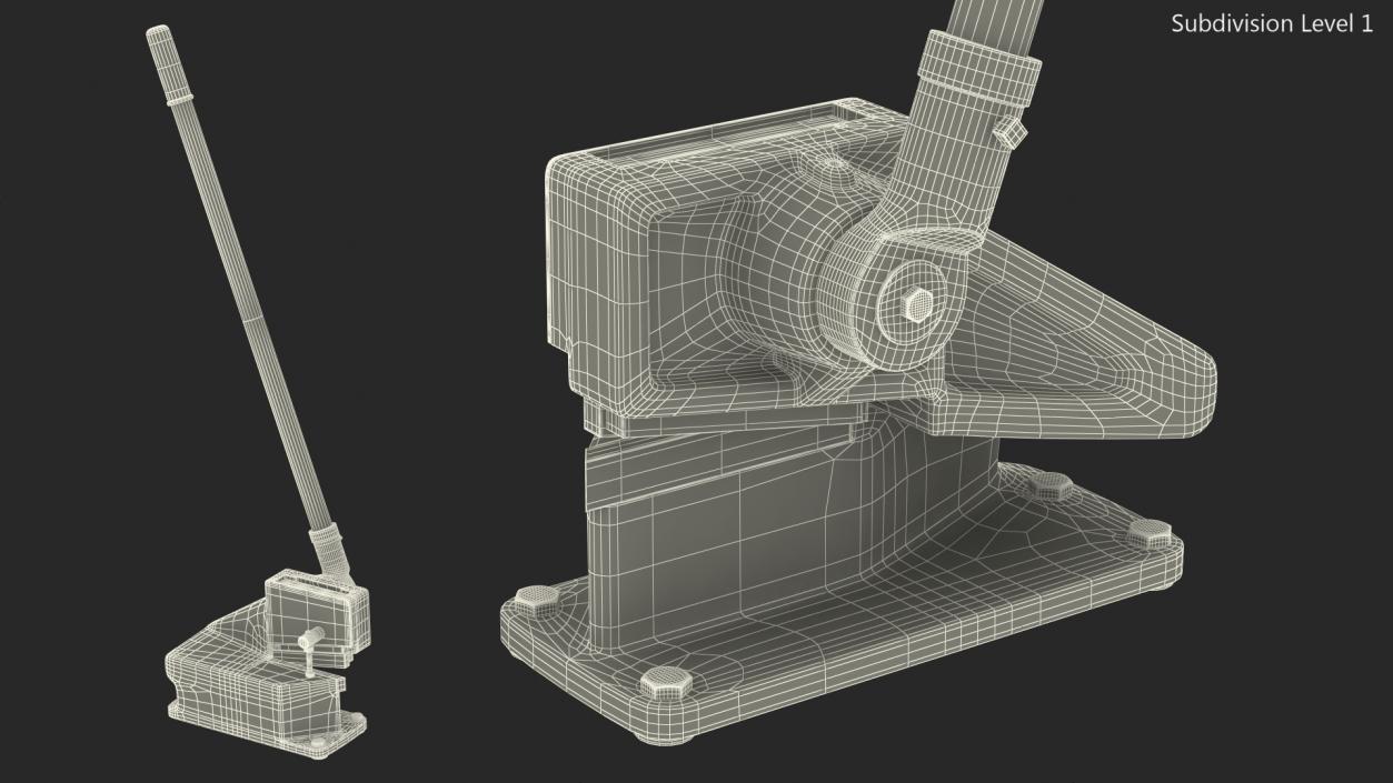 Roper Whitney No 38 Benchtop Shear 3D model