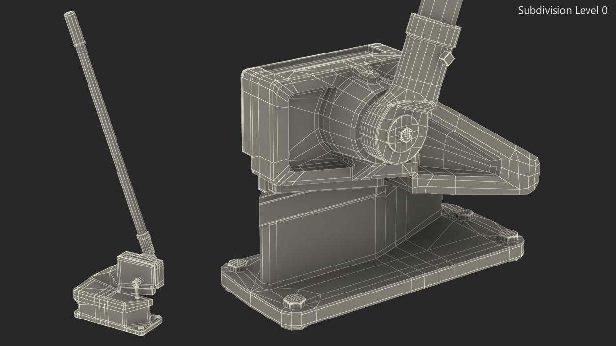 Roper Whitney No 38 Benchtop Shear 3D model