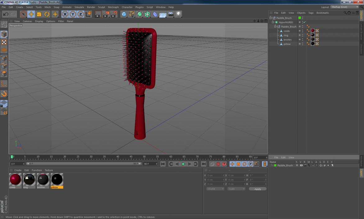 Paddle Brush 3D