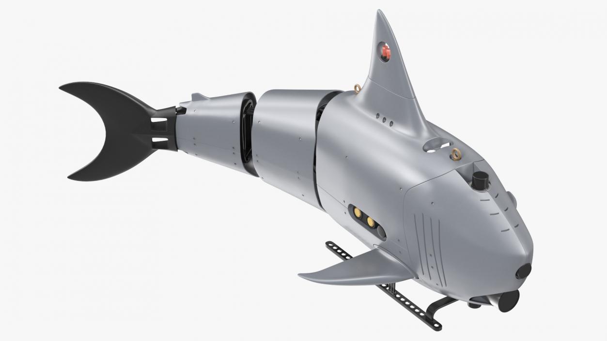 Shark Underwater Drone Rigged 3D model