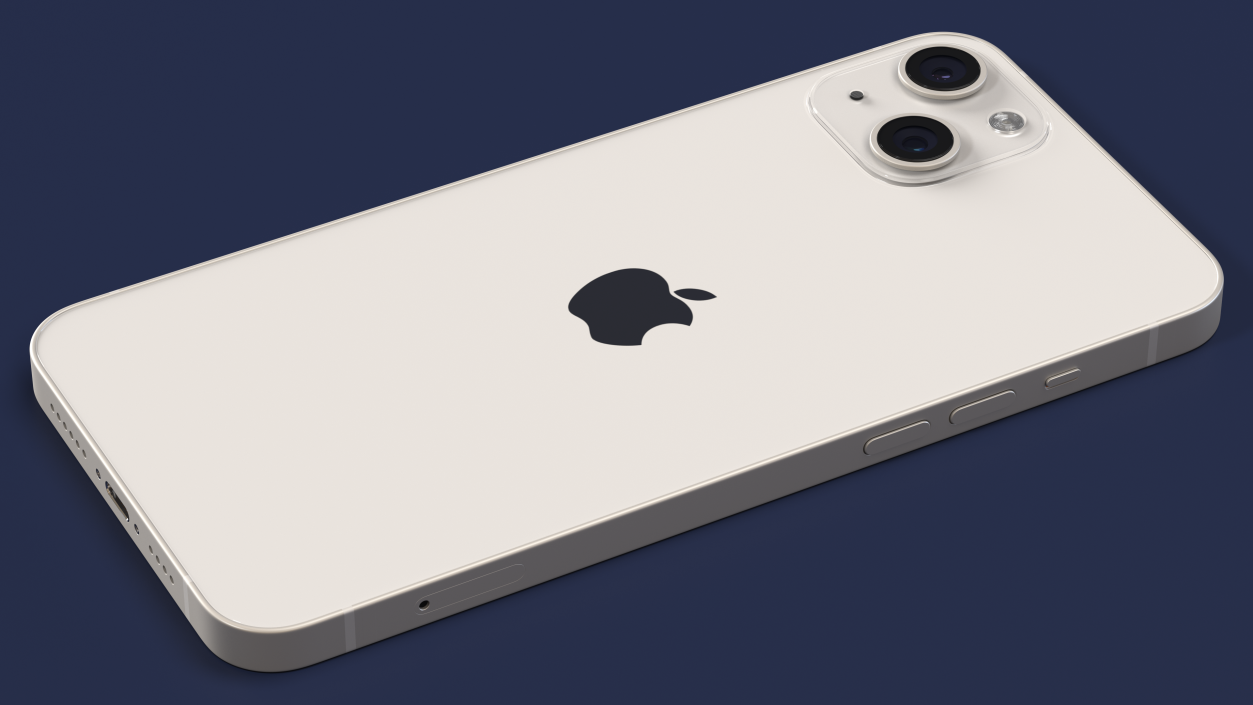 3D model Apple iPhone 14 Plus Starlight