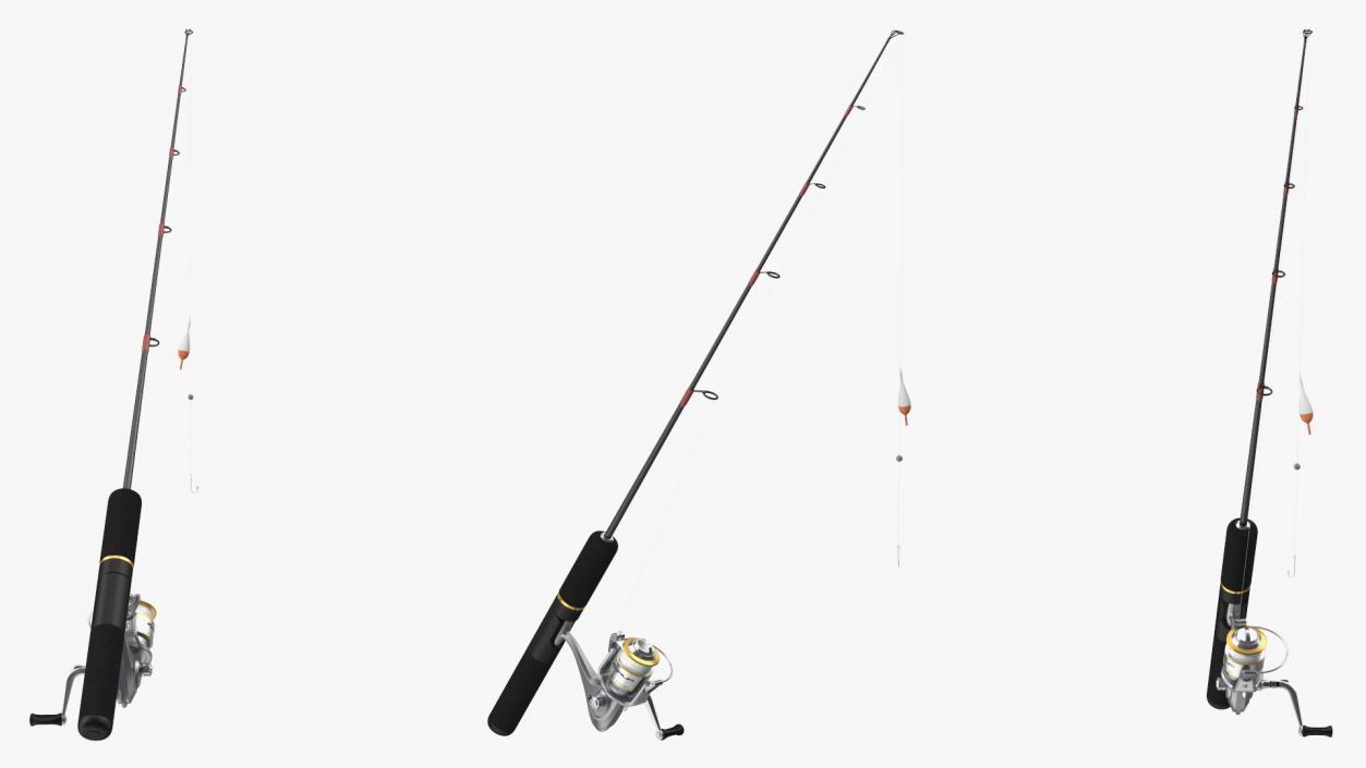 Spinning Rod and Reel Combo 3D