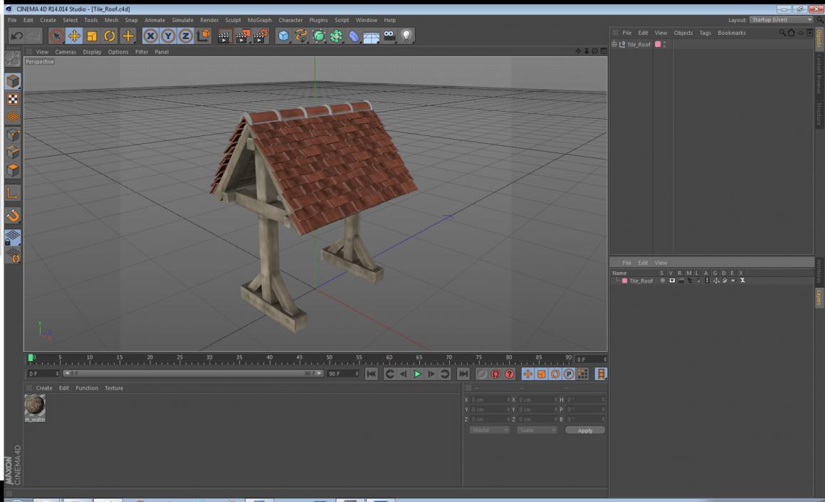 Tile Roof 3D model