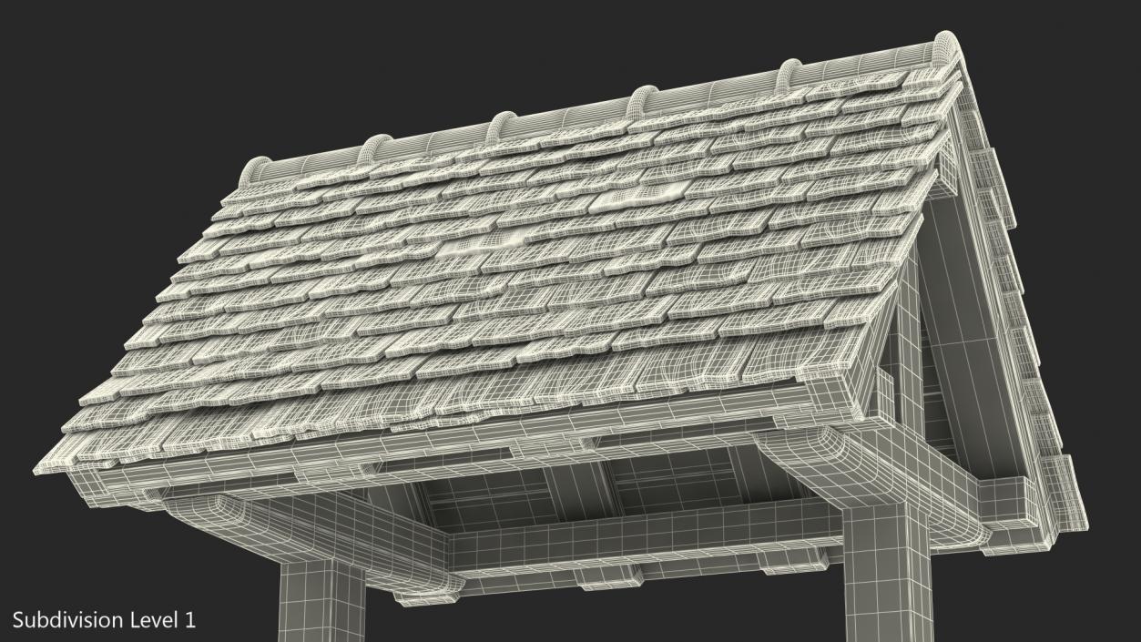 Tile Roof 3D model