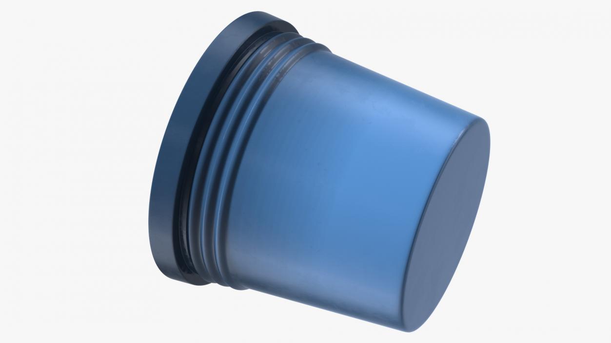 Plant Pot Dark Blue 3D model