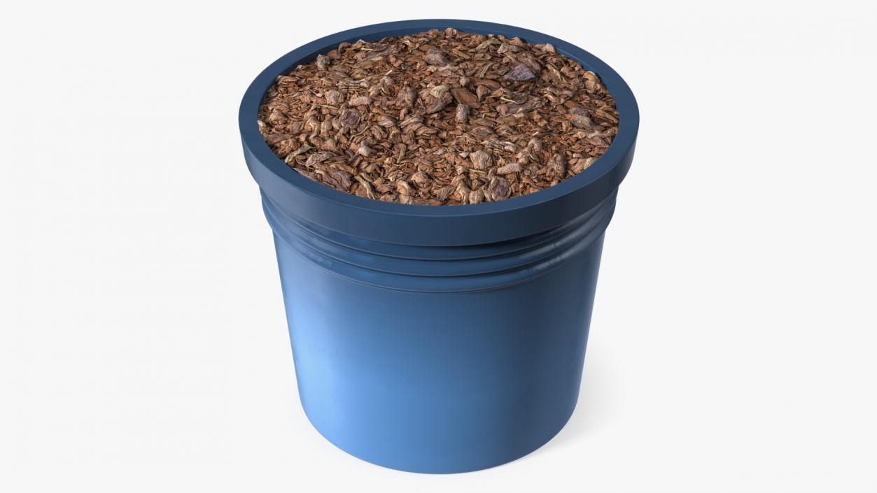 Plant Pot Dark Blue 3D model