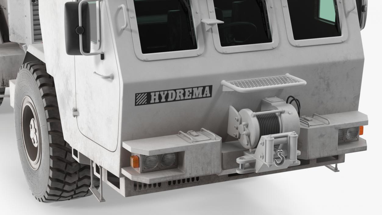 White Hydrema 910 Mine Clearing Vehicle Used 3D model