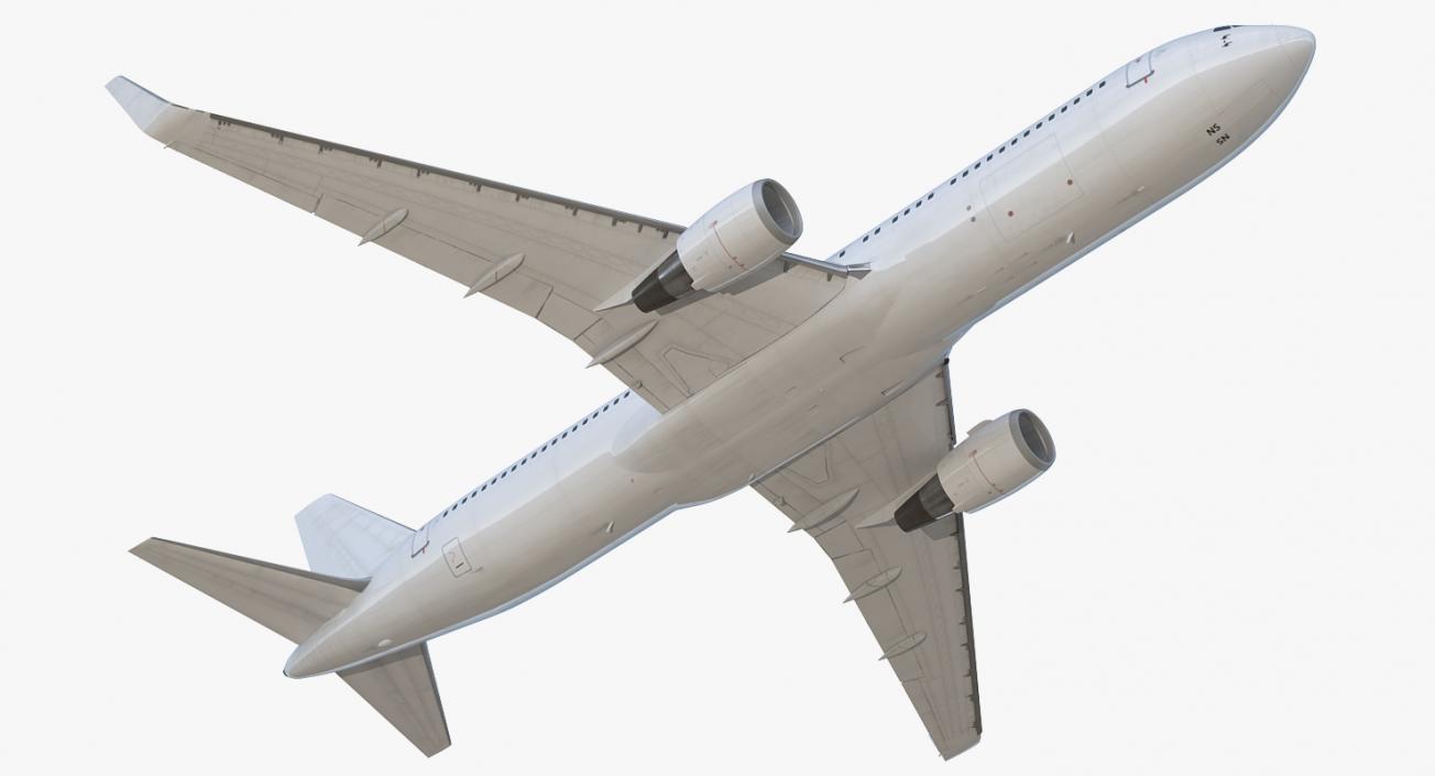 3D Boeing 767-300ER Generic Rigged