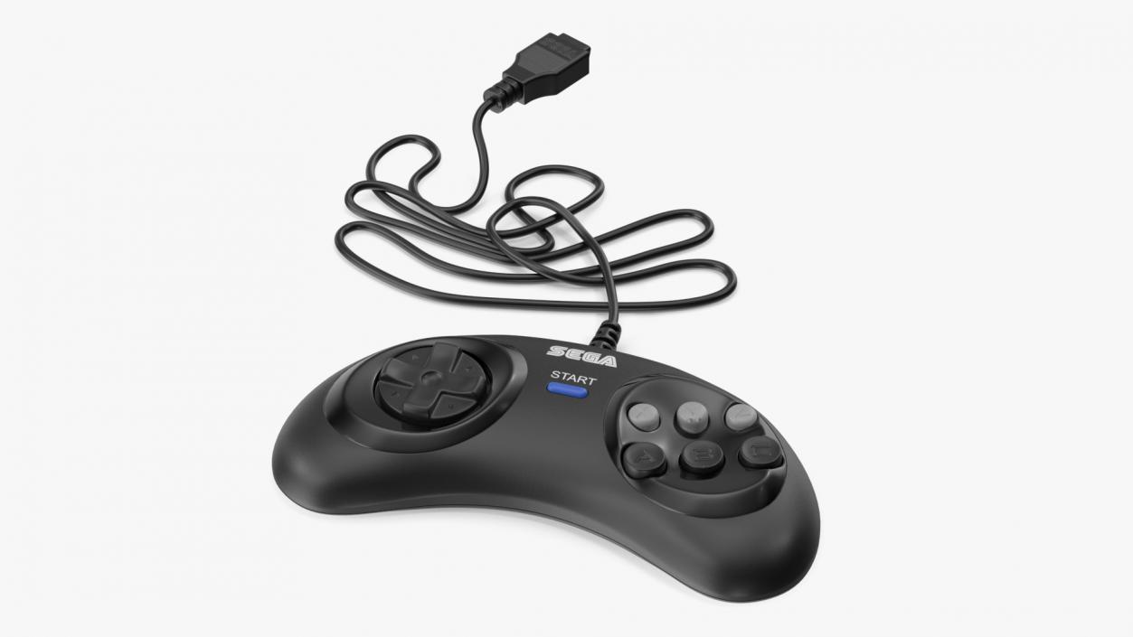 3D Joystick Sega Mega Drive Two model