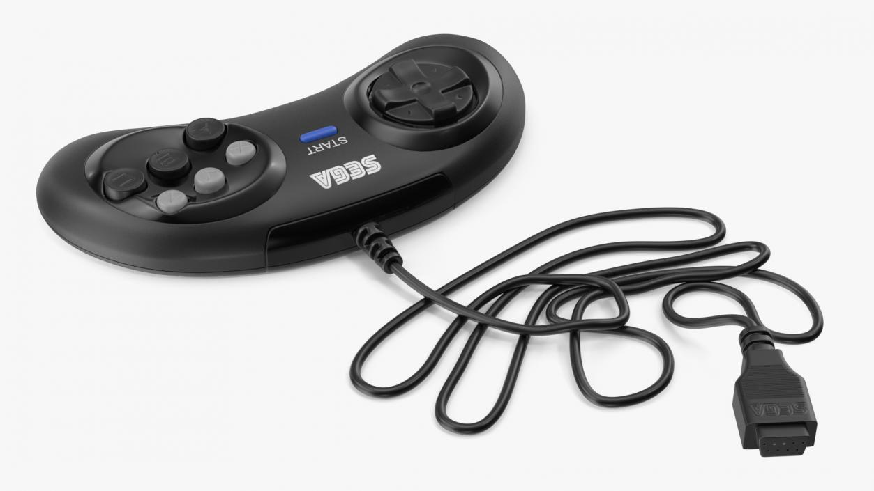 3D Joystick Sega Mega Drive Two model