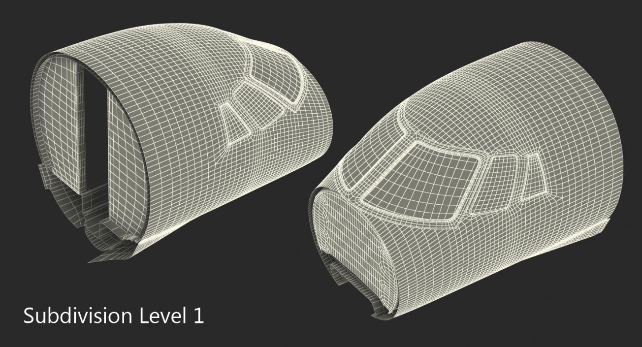 3D model Business Jet Cockpit