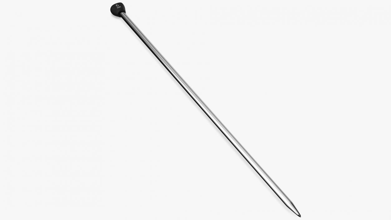 Knitting Needles Metal 3D