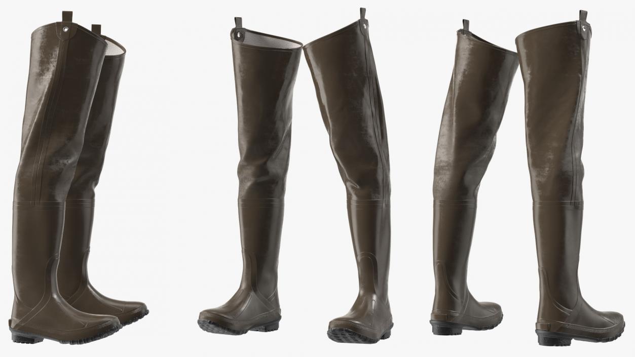 3D Waterproof Hip Waders