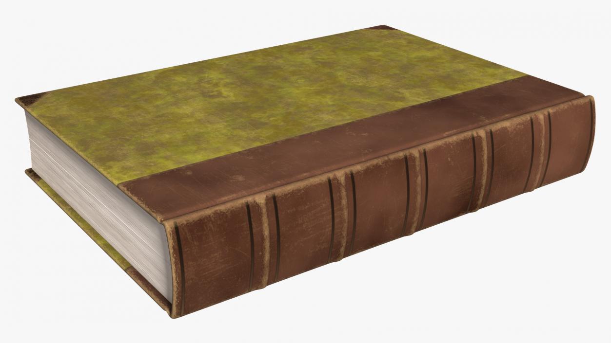 3D model Hardcover Book Green