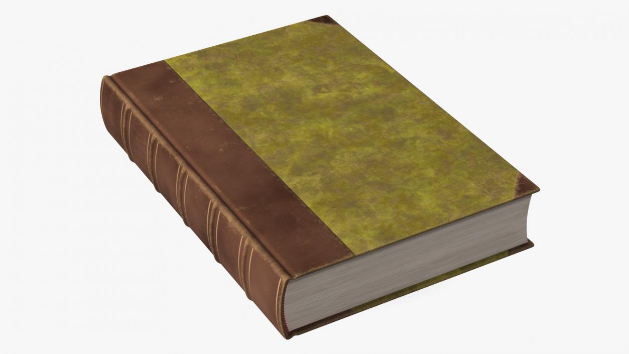 3D model Hardcover Book Green