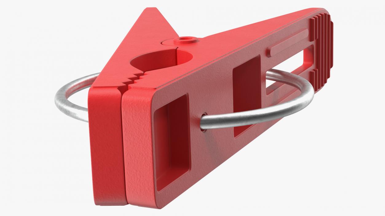 Plastic Clothespin Red 3D