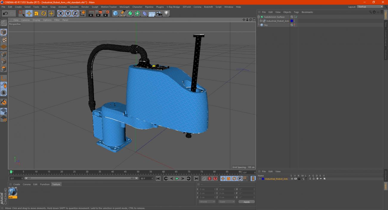 3D model Industrial Robot Arm