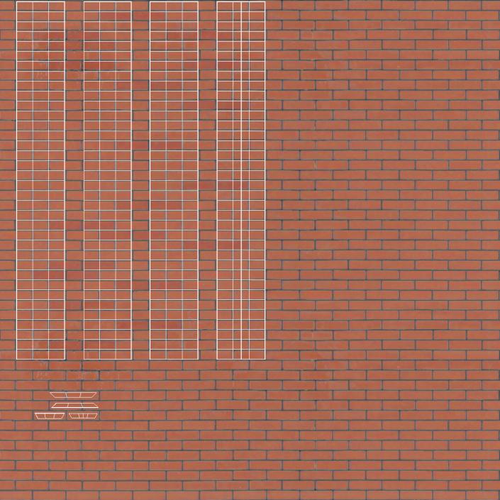 3D Brick Fence