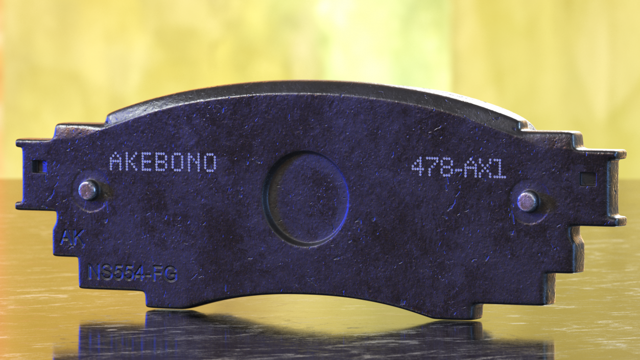 Rear Brake Pad 3D model