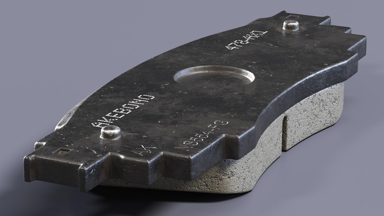 Rear Brake Pad 3D model