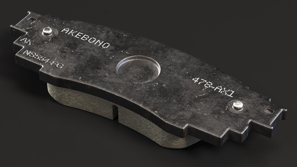 Rear Brake Pad 3D model