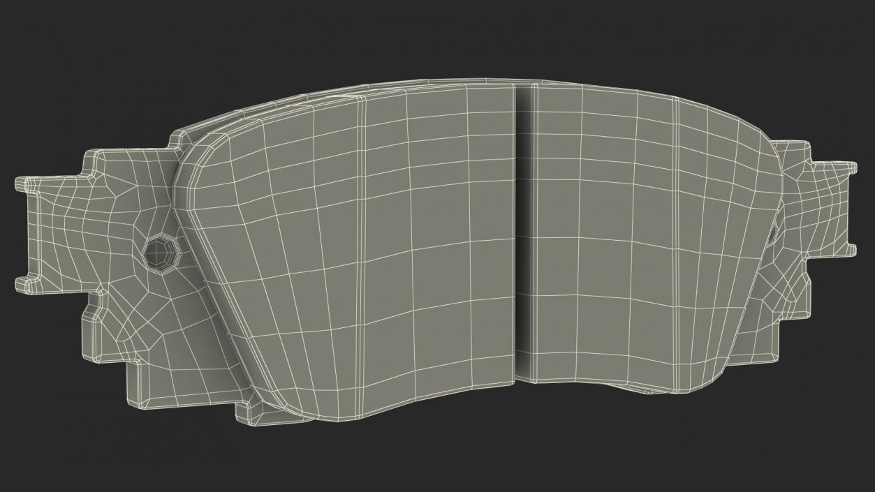 Rear Brake Pad 3D model