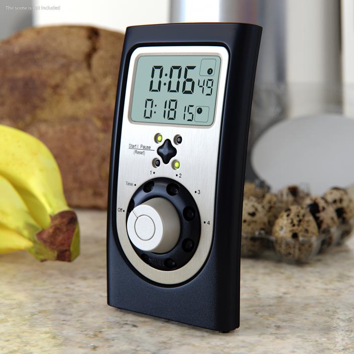 Professional Digital Kitchen Timer 3D model