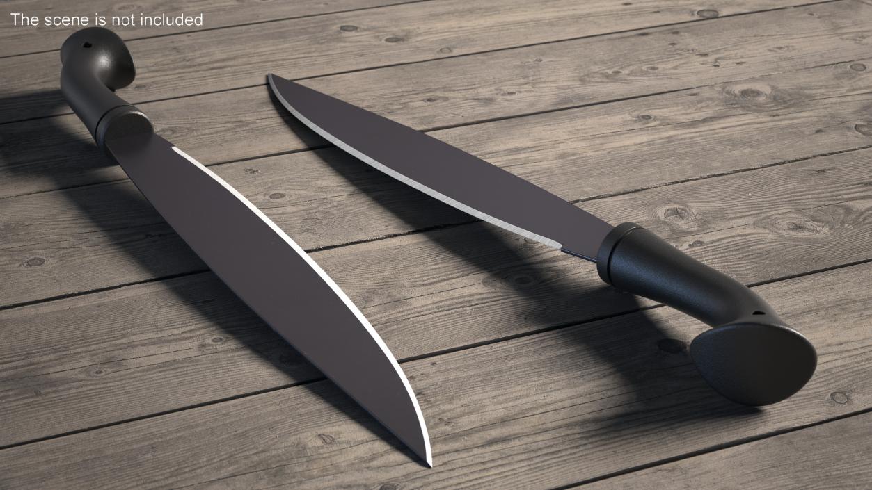 3D model Machete Knife Barong