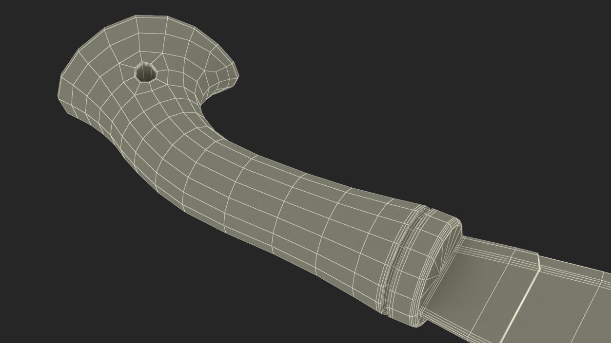 3D model Machete Knife Barong