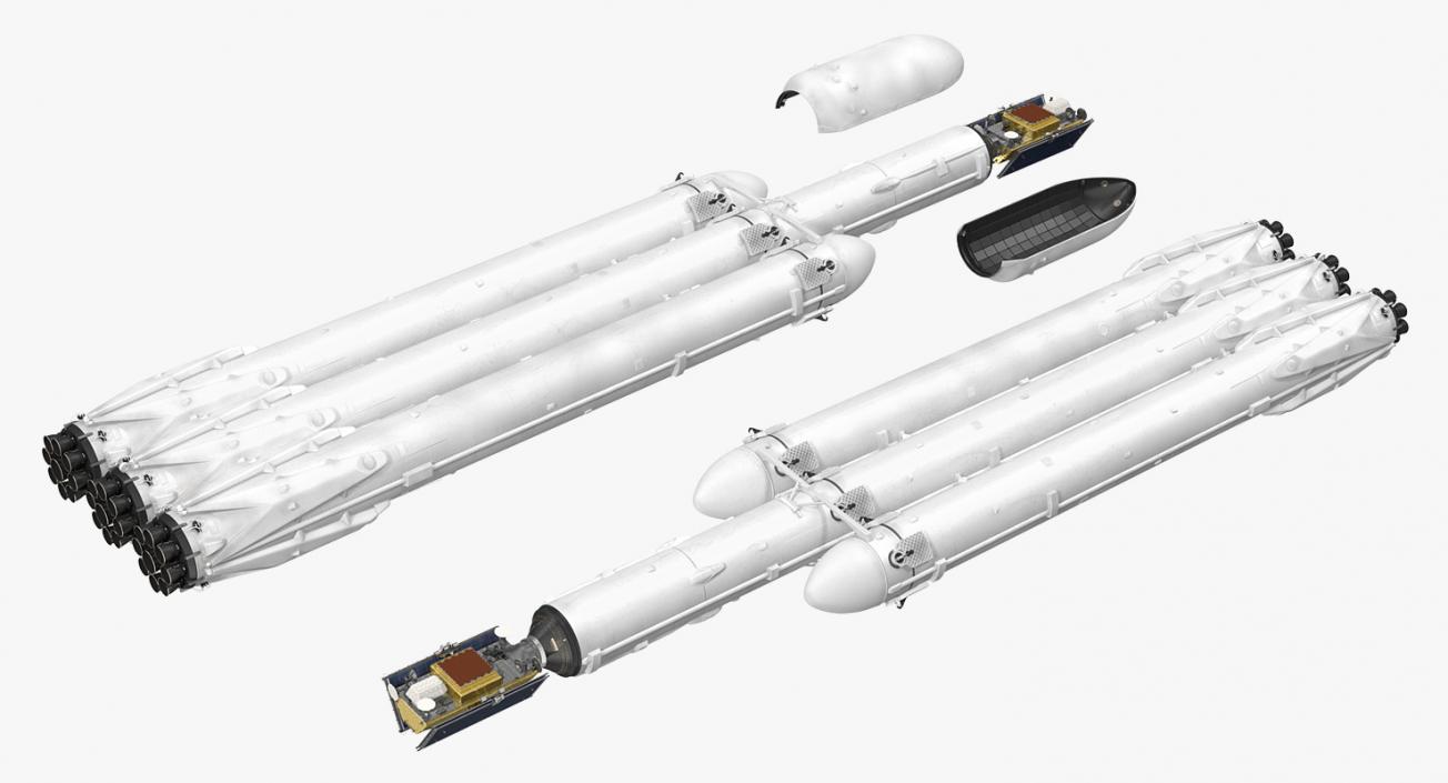 Space Launch Vehicles Collection 2 3D model