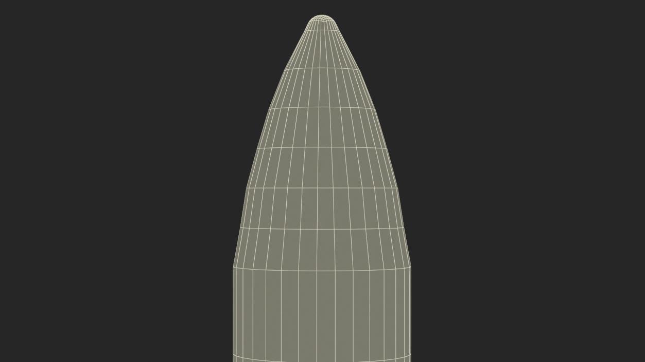 Heavy Lift Launch Vehicle with Two Solid Boosters 3D model