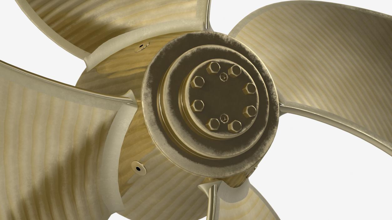 3D Rudder Propeller 2 model