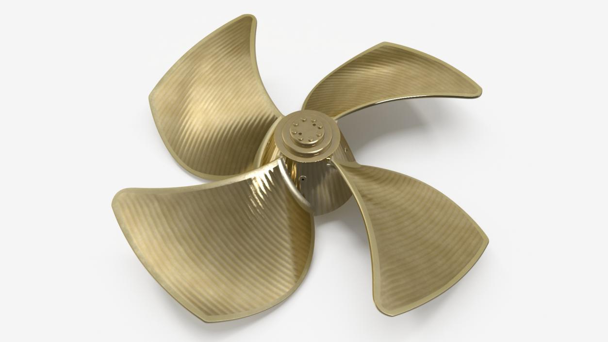 3D Rudder Propeller 2 model