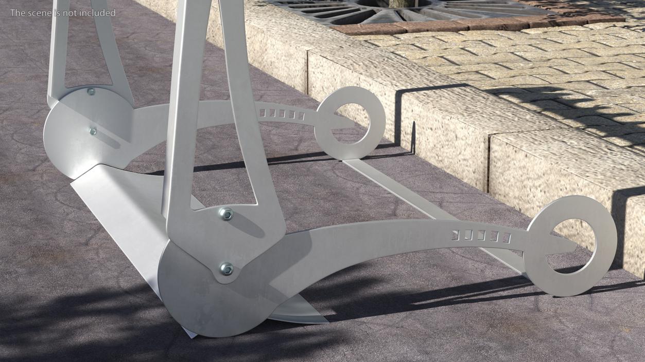 3D model Scooter Parking Rack