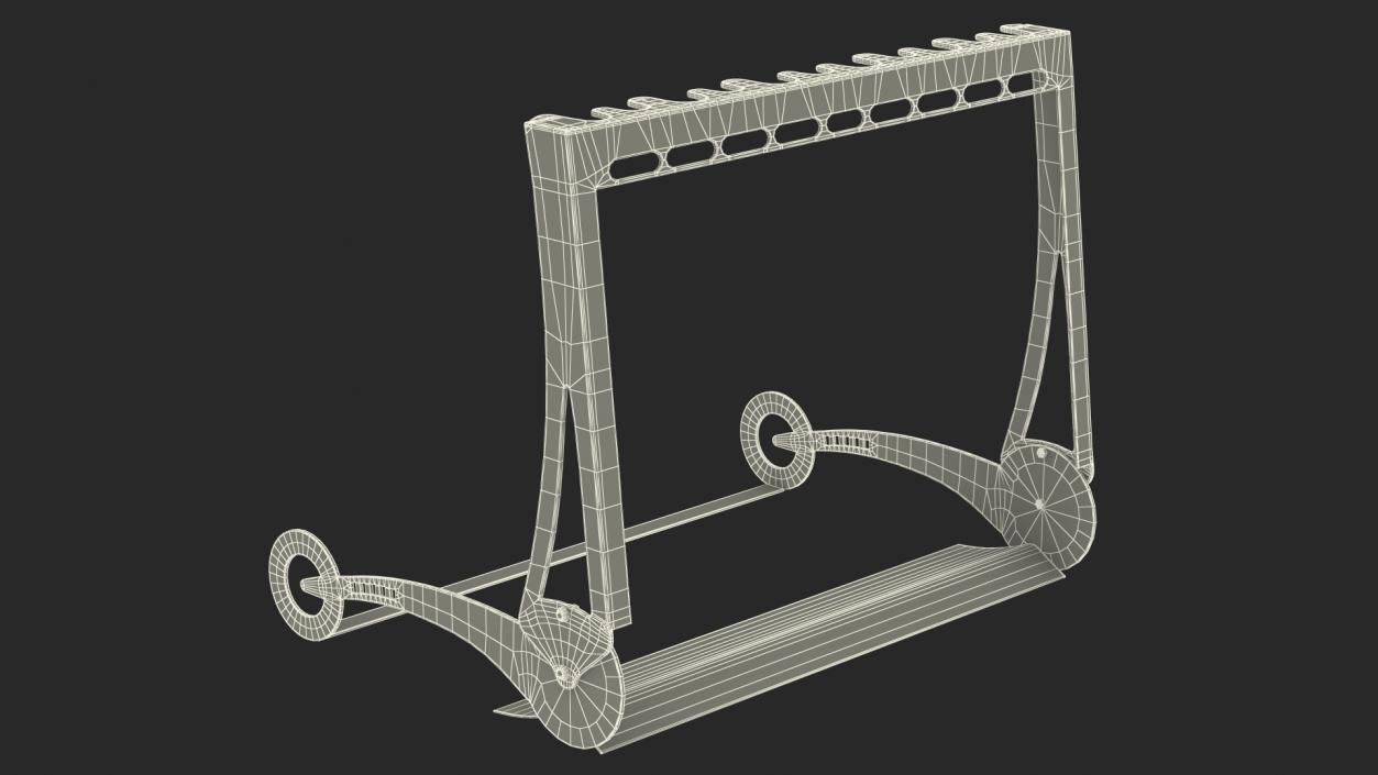 3D model Scooter Parking Rack