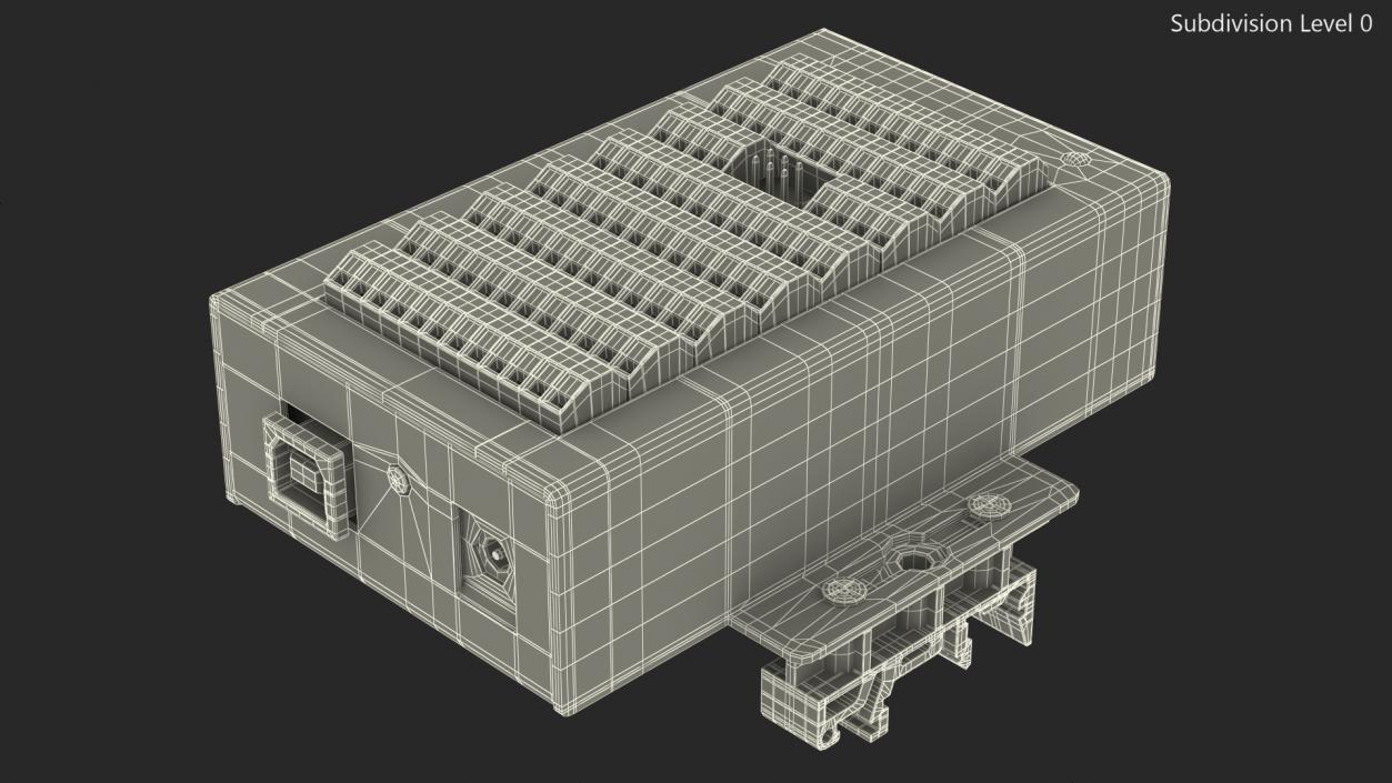 3D model Mega Screw Terminal Block