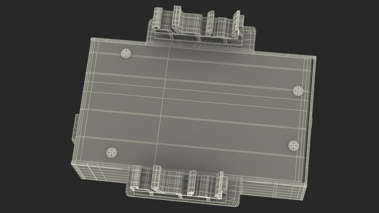 3D model Mega Screw Terminal Block