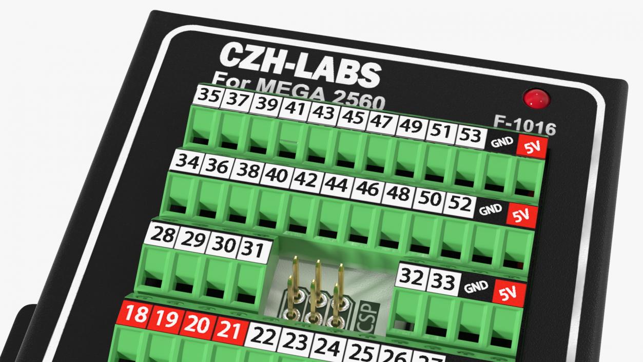 3D model Mega Screw Terminal Block