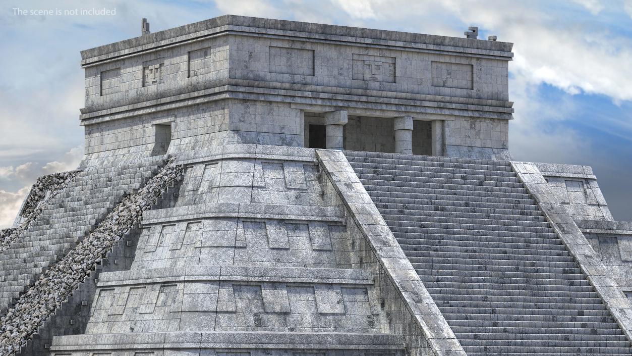 3D Ancient Mayan Pyramid