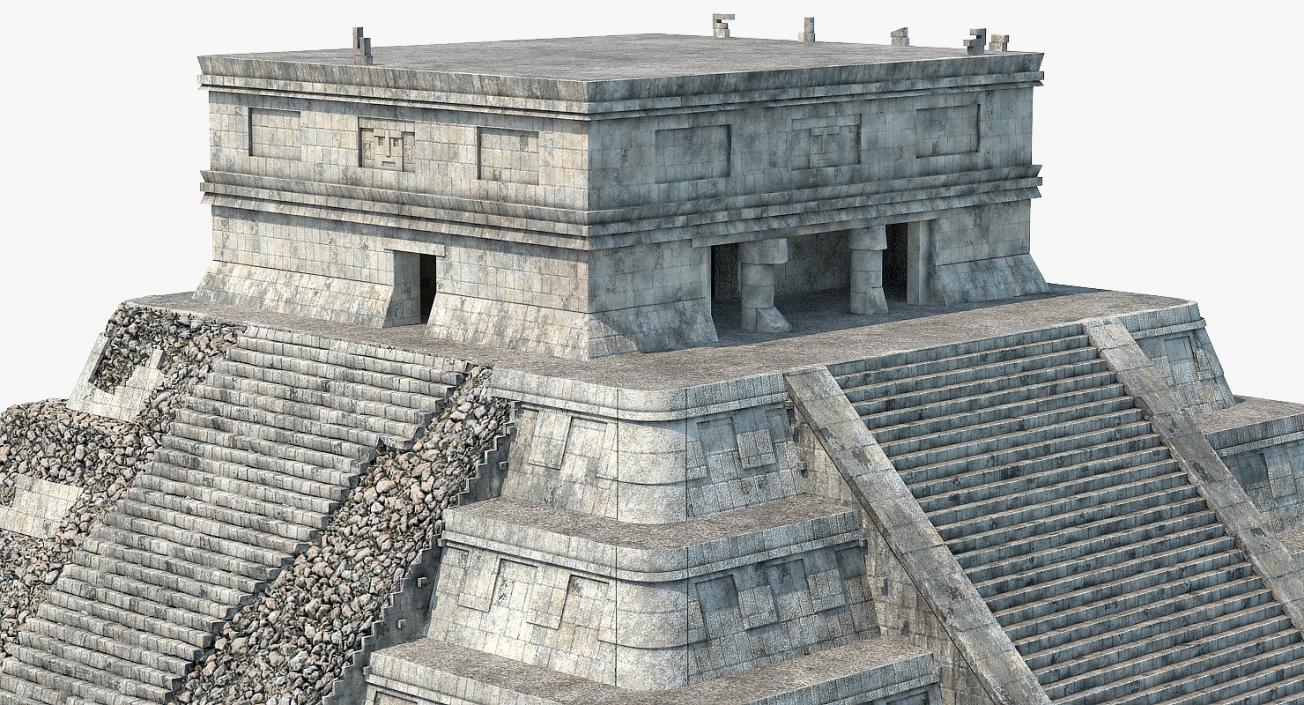 3D Ancient Mayan Pyramid