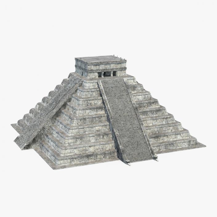 3D Ancient Mayan Pyramid