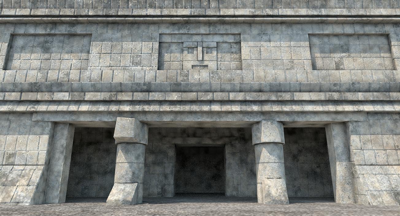 3D Ancient Mayan Pyramid